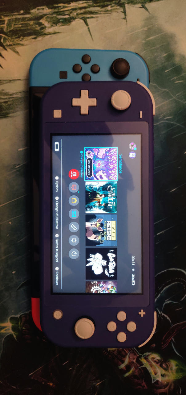 Comparaison de la taille des Switch et Switch Lite