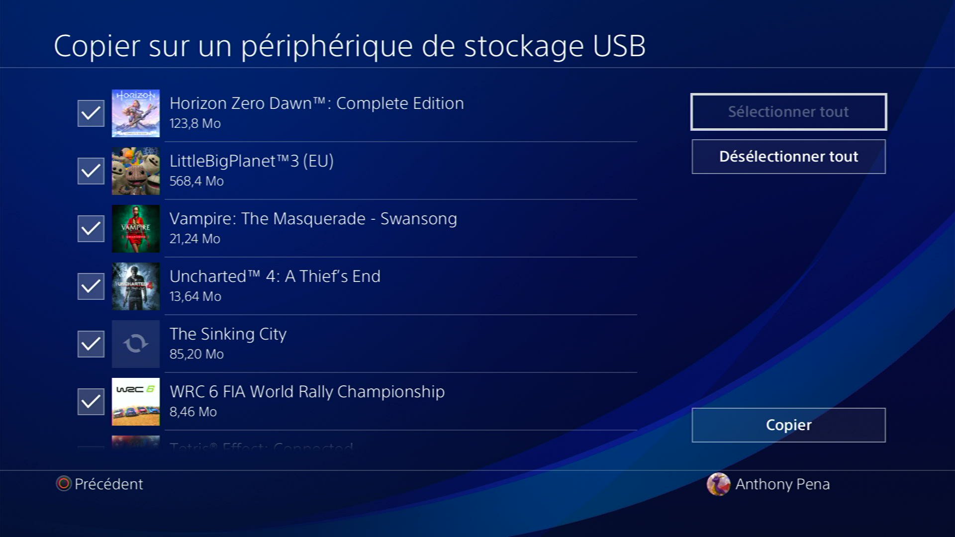 Backup des sauvegardes