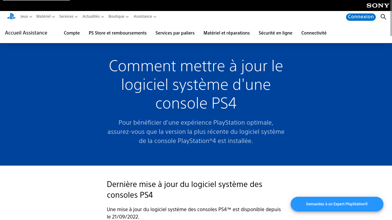 Télécharger le fichier de réinstallation