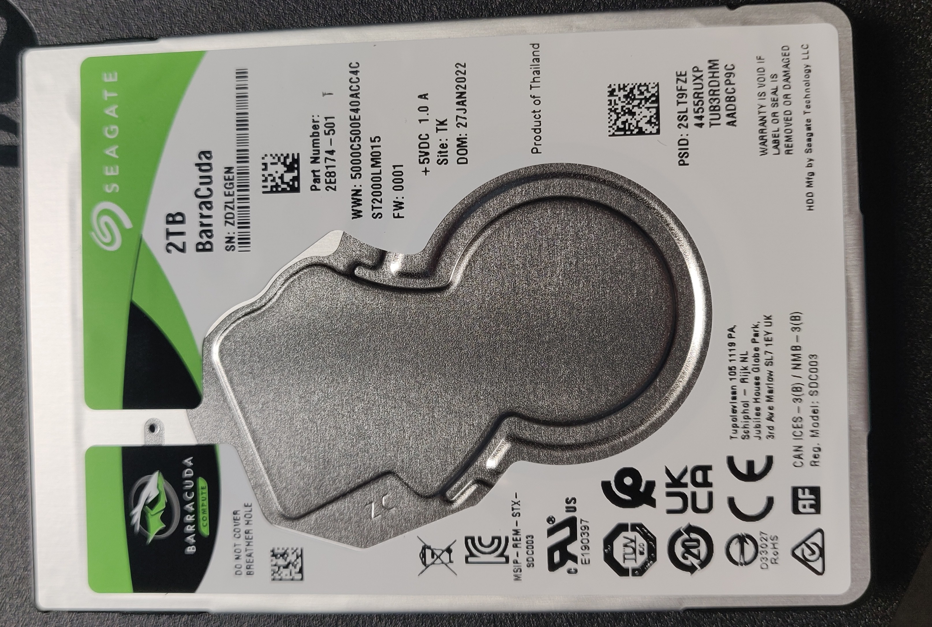 L'ancien et le nouveau disque dur