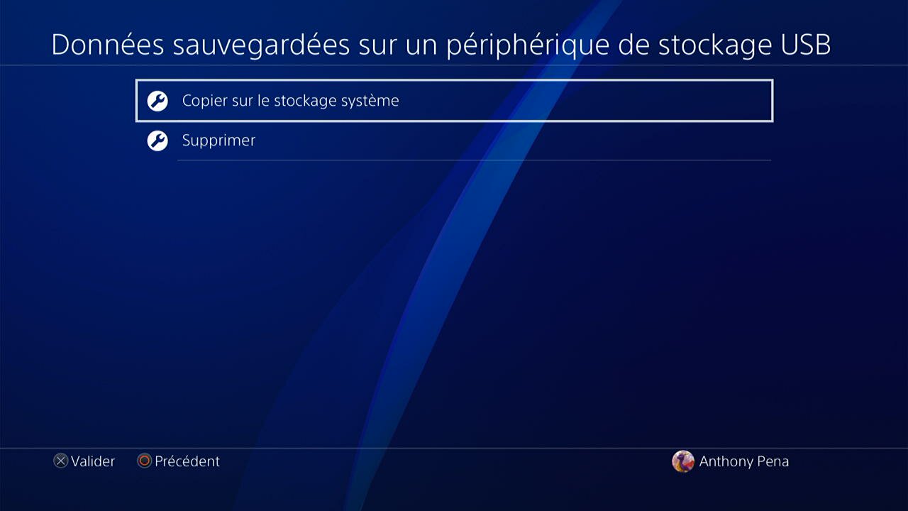 Restaurer les sauvegardes