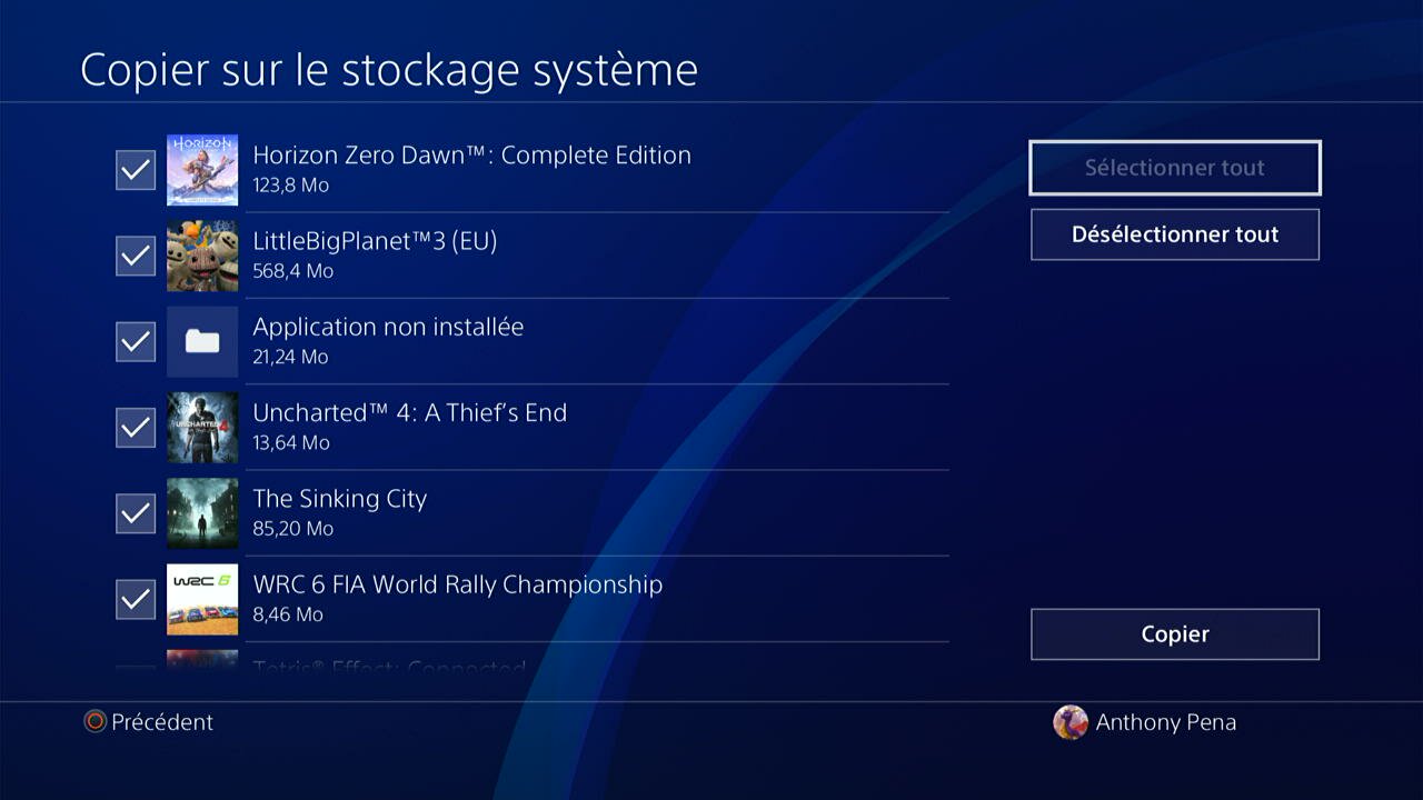 Restaurer les sauvegardes