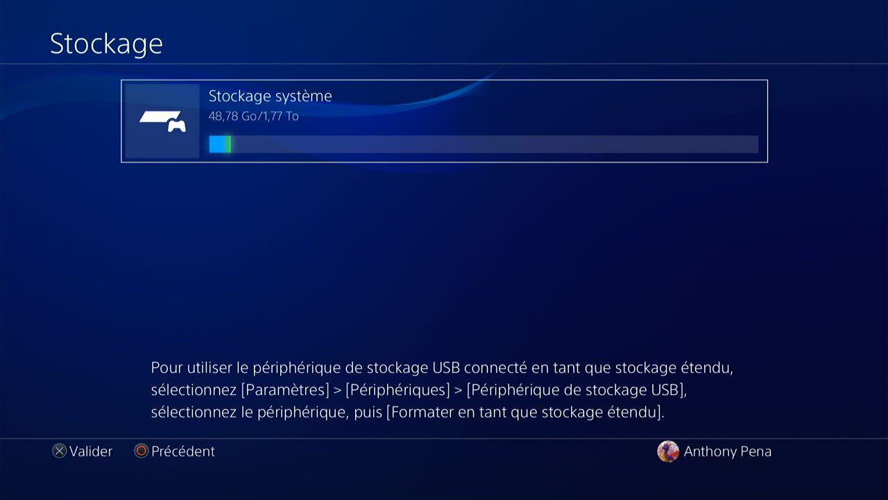 Espace disque final à 2To
