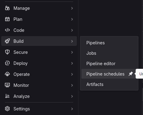 Configuration de la programmation d'exécution
