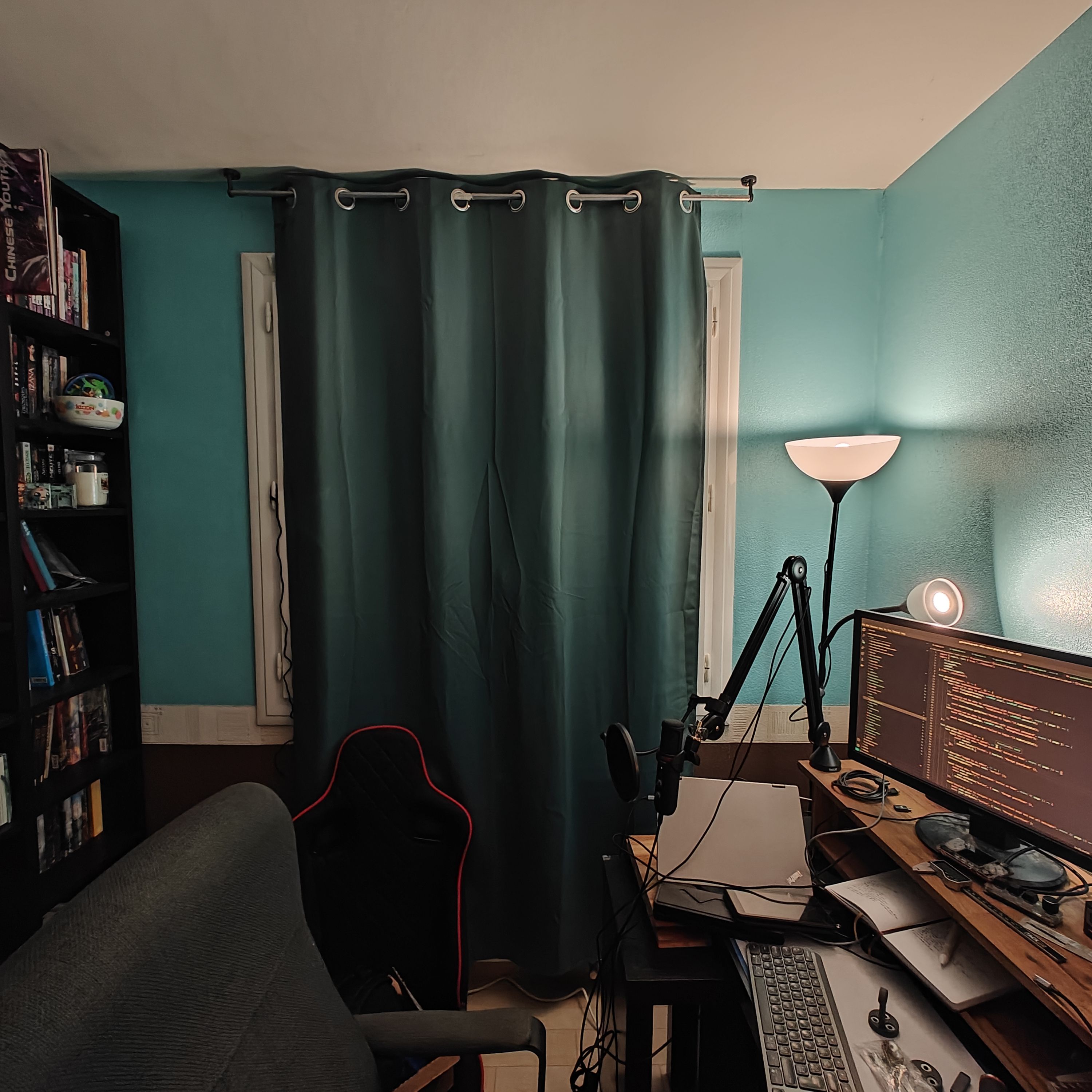 Support de tringle à rideau