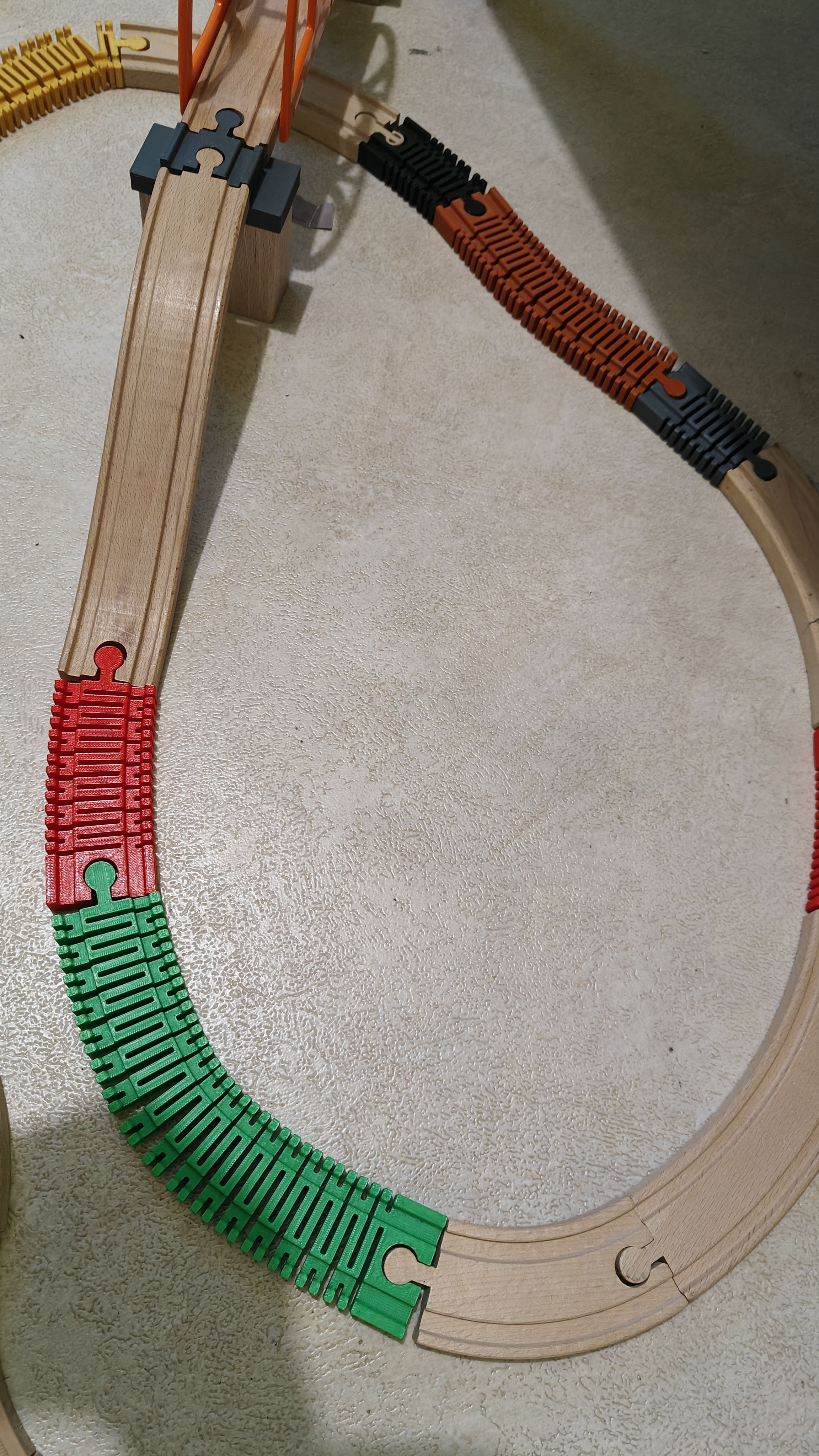 Rails de trains et petites gares