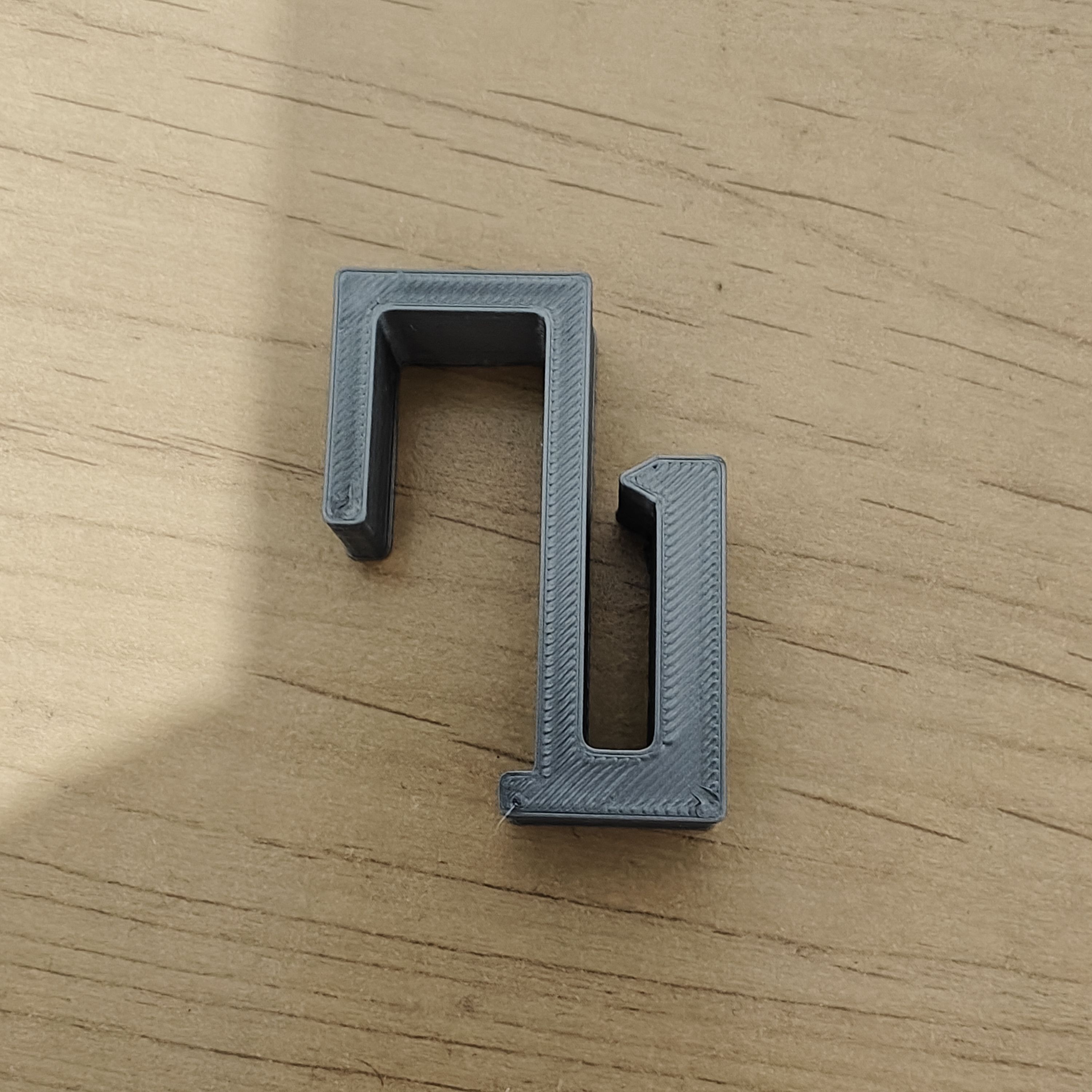 Un crochet de douche sur mesure