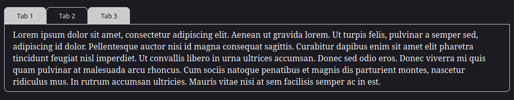 Vu avec seulement HTML et CSS