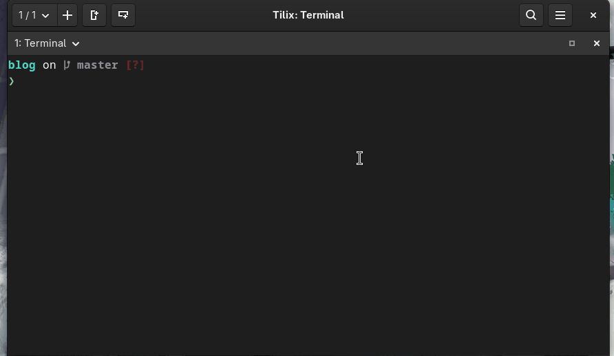 Démonstration de tentacule avec un refresh de l'index et une navigation
